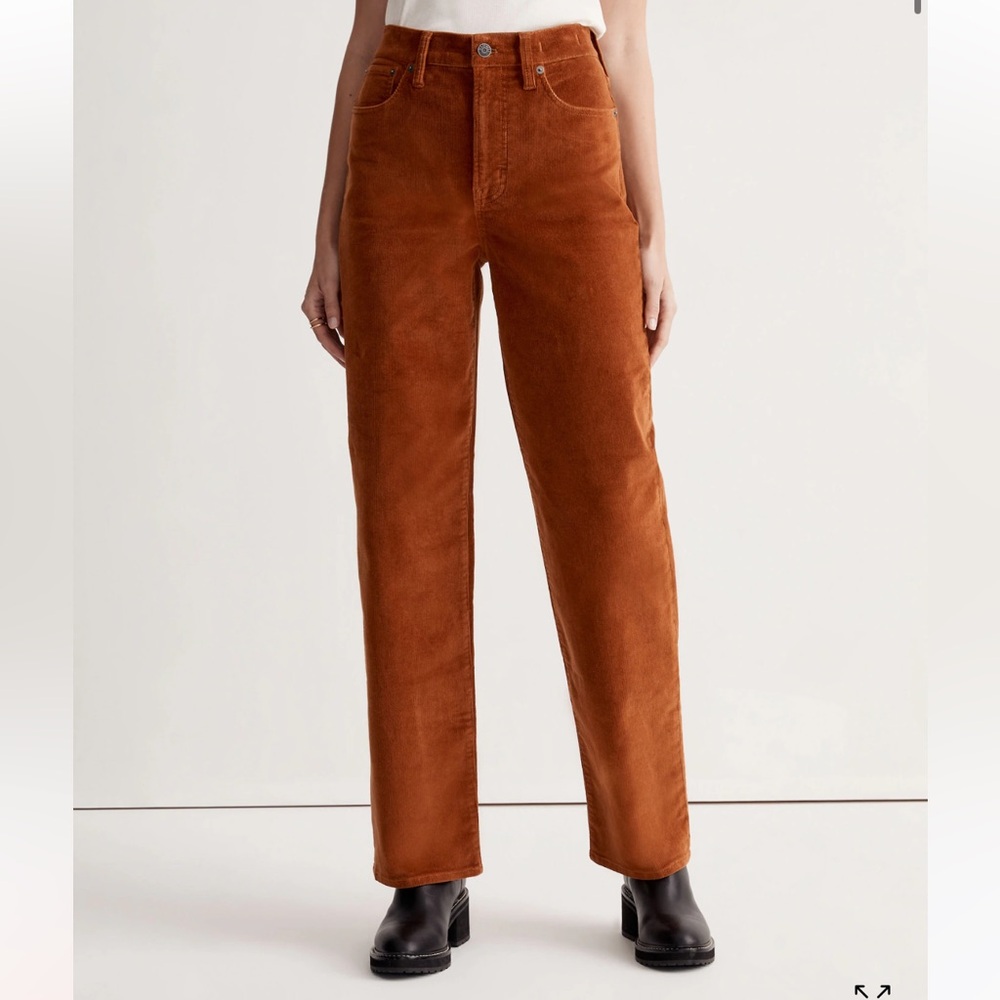 The Perfect Vintage Wide-Leg Pant: Corduroy Edition, Saddle Brown